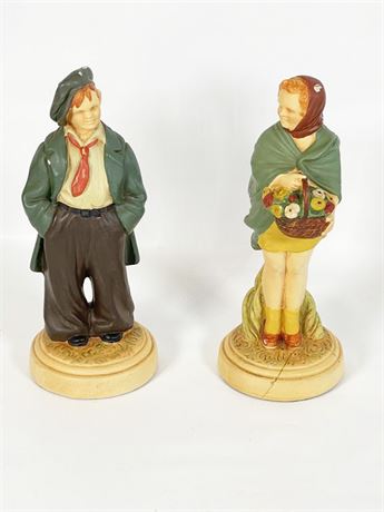 Columbia Statuary Chalkware Figurines