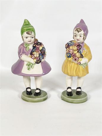 Pair of Ceramic Figurines