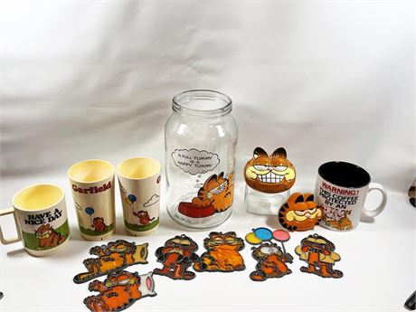 Garfield Suncatchers, Plasticware and more