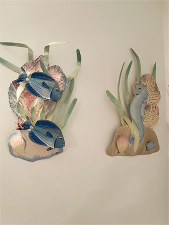 Pair of Metal Under the Sea Art