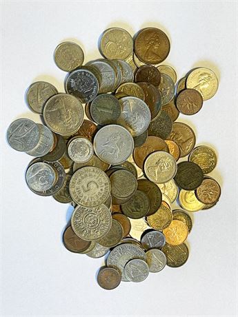 Large Lot of Foreign Coins
