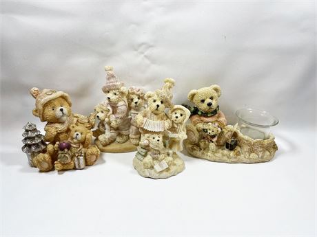 Four (4) Decorative Bears