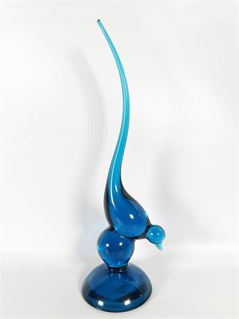 Viking Bluenique Glass Bird