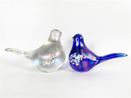 Iridescent Glass Birds