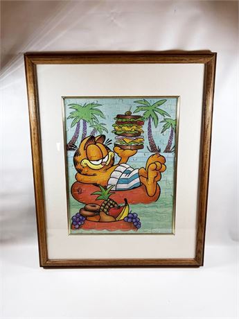 Framed Garfield Puzzle