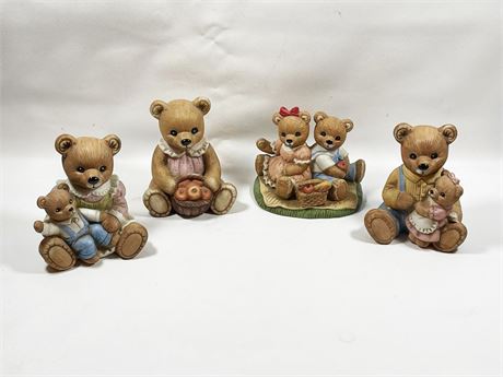 Lot of Four (4) Ceramic Bears