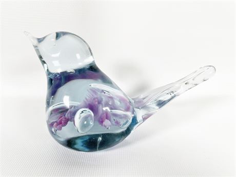 Lavender Glass Bird