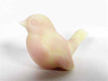 Fenton Burmese Glass Bird