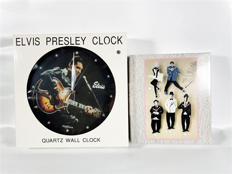 Elvis Presley Clocks - Lot 2
