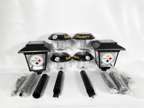 NEW Pittsburgh Steelers Solar Lights