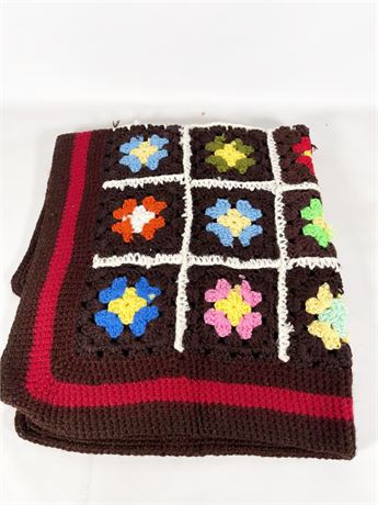 Small Handmade Crochet Blanket - Lot 1