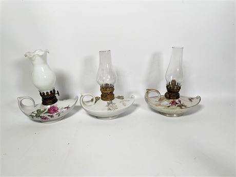 Oil Lamps Lot 16