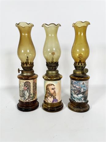 Oil Lamps Lot 4