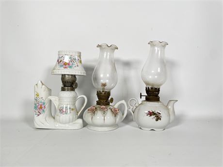 Oil Lamps Lot 14