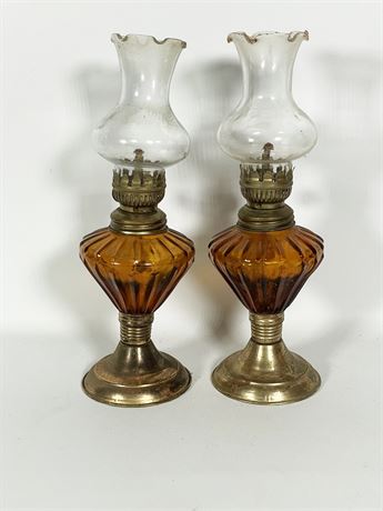 Oil Lamps Lot 6