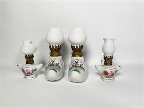 Oil Lamps Lot 10