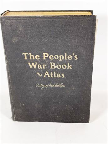 The People's War Book and Atlas - Autograpghed Edition