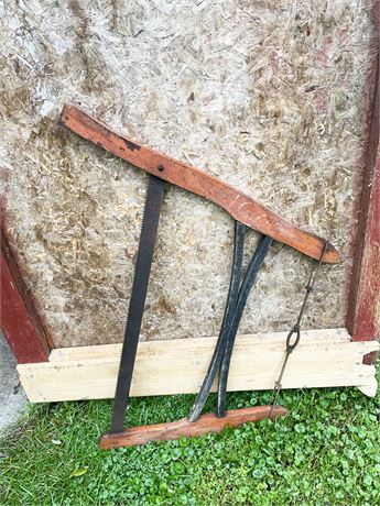 Antique Two Man Saw