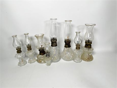 Oil Lamps Lot 17