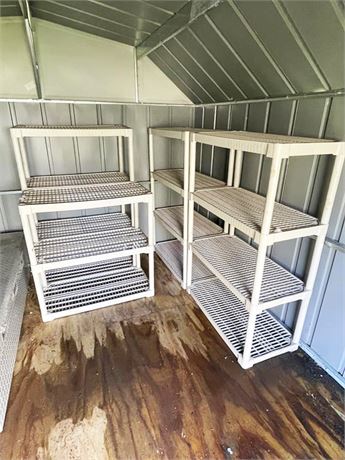 Four (4) Storage Shelves