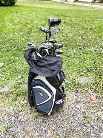 Golf Clubs and bag