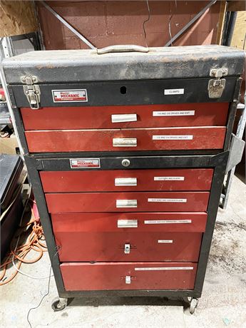 North East Ohio Auctions - Master Mechanic Tool Cabinet